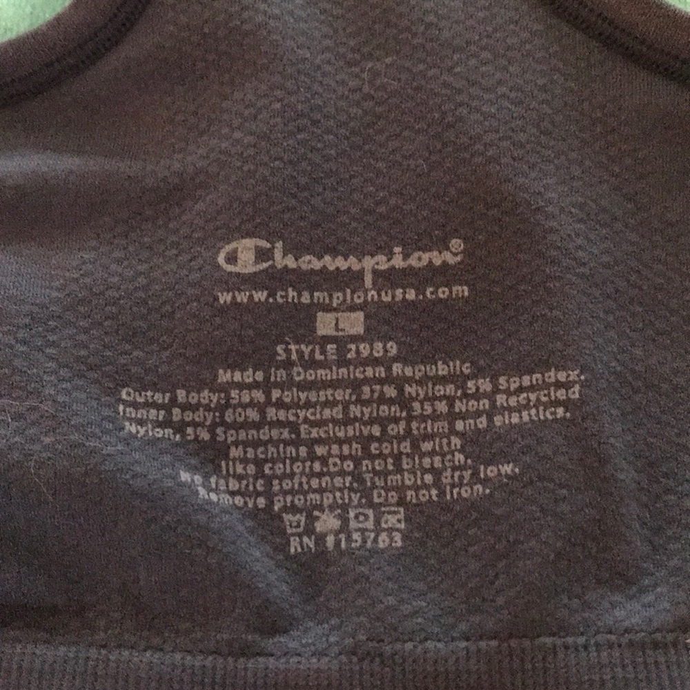 Champion exercise technical tank.  SzL, fits S - Picture 3 of 7